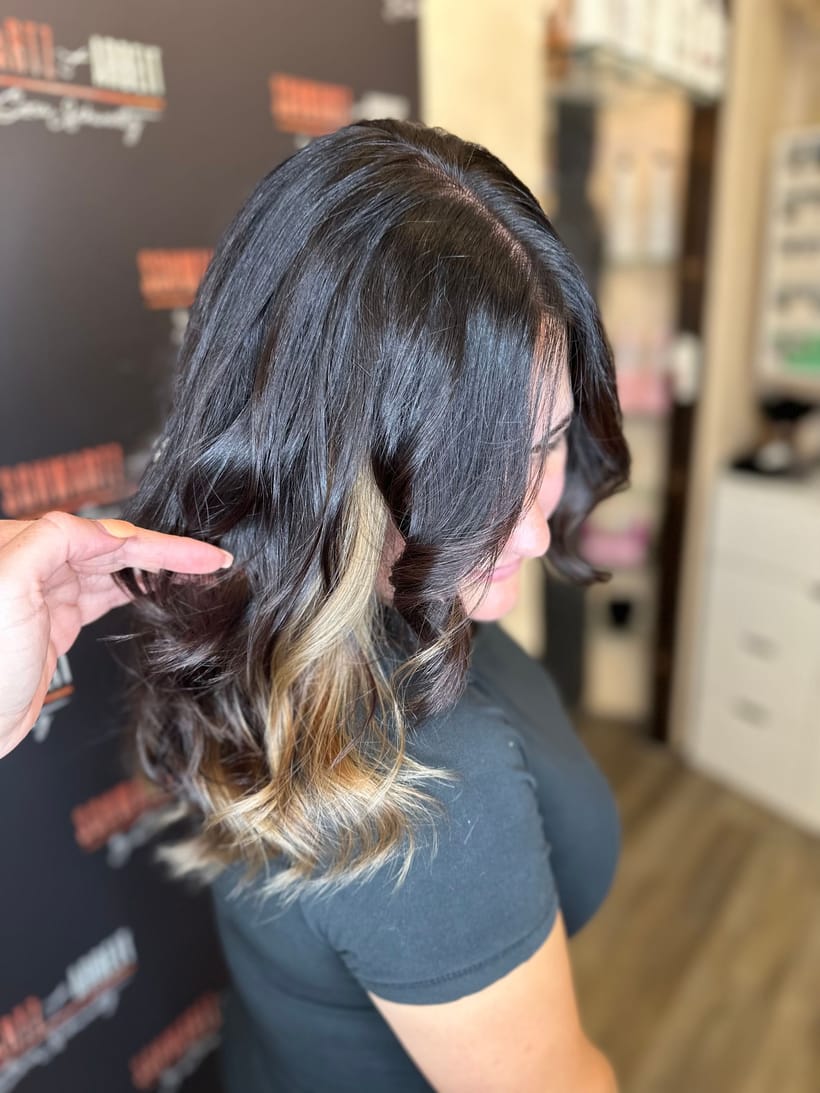 Frisur aus dem Salon Schwartz-Arbeit